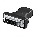 LogiLink HDMI to DVI Adapter HDMI 19-pin female DVI-D (24+1) male Zwart