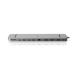 iogear GUD3C4K3 laptop dock/port replicator Wired USB 3.2 Gen 1 (3.1 Gen 1) Type-C Silver