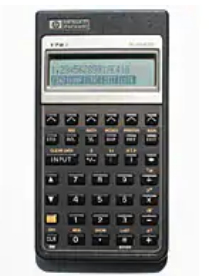 HP-17BII HP 2 Line Financial Calculator Silver HP-17BII