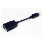 VisionTek 900639 video cable adapter 7" (0.178 m) DisplayPort DVI-D Black