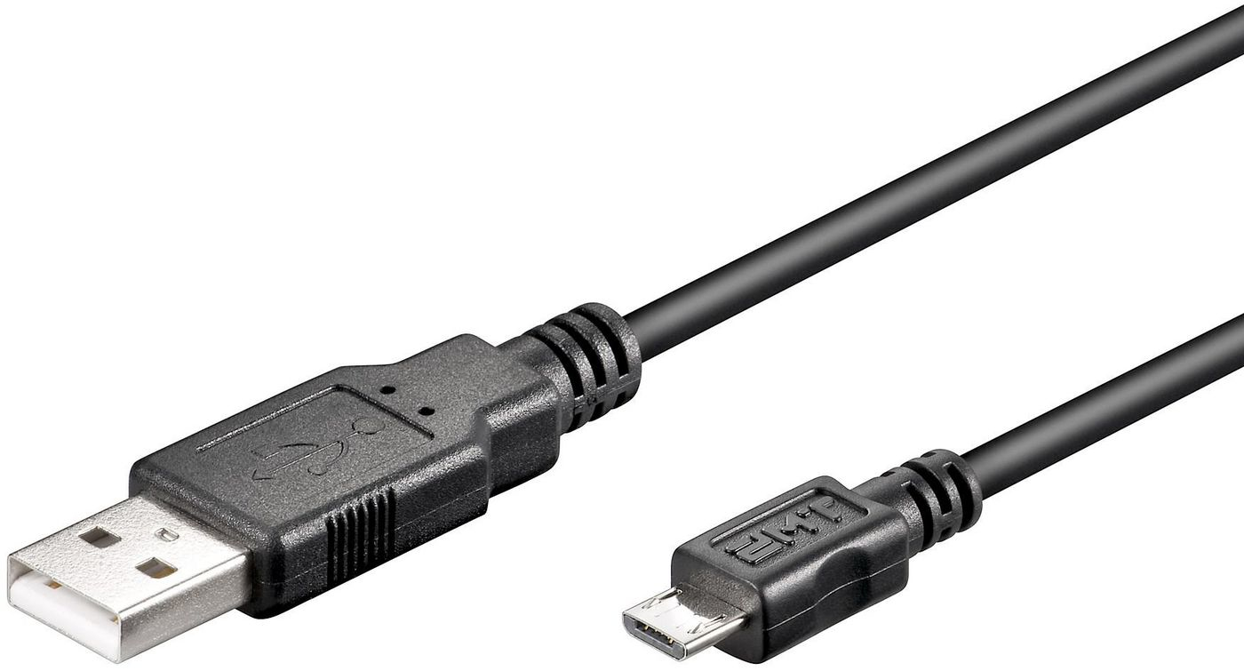 Microconnect Black Usbabmicro18 Usb Cable Usb 2.0 1.8 M Usb A Micro-Usb B Bl