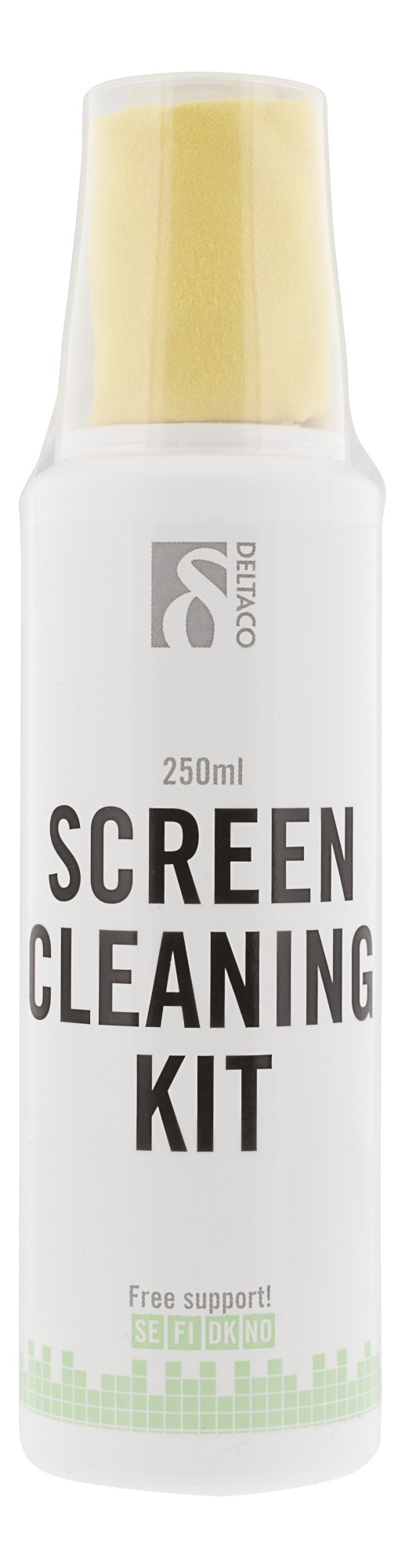Deltaco CK1008 kit för produktrengöring Kit för rengöring av utrustning 250 ml
