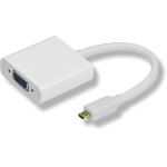 Microconnect HDMIDVGA video cable adapter 0.25 m HDMI Type D (Micro) VGA (D-Sub) White