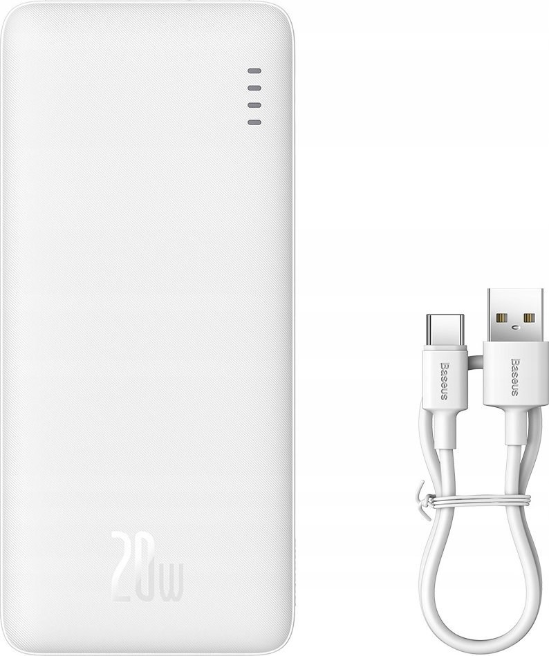 BSU Baseus Airpow Lithium polymer power bank 10000 mAh 20 W White