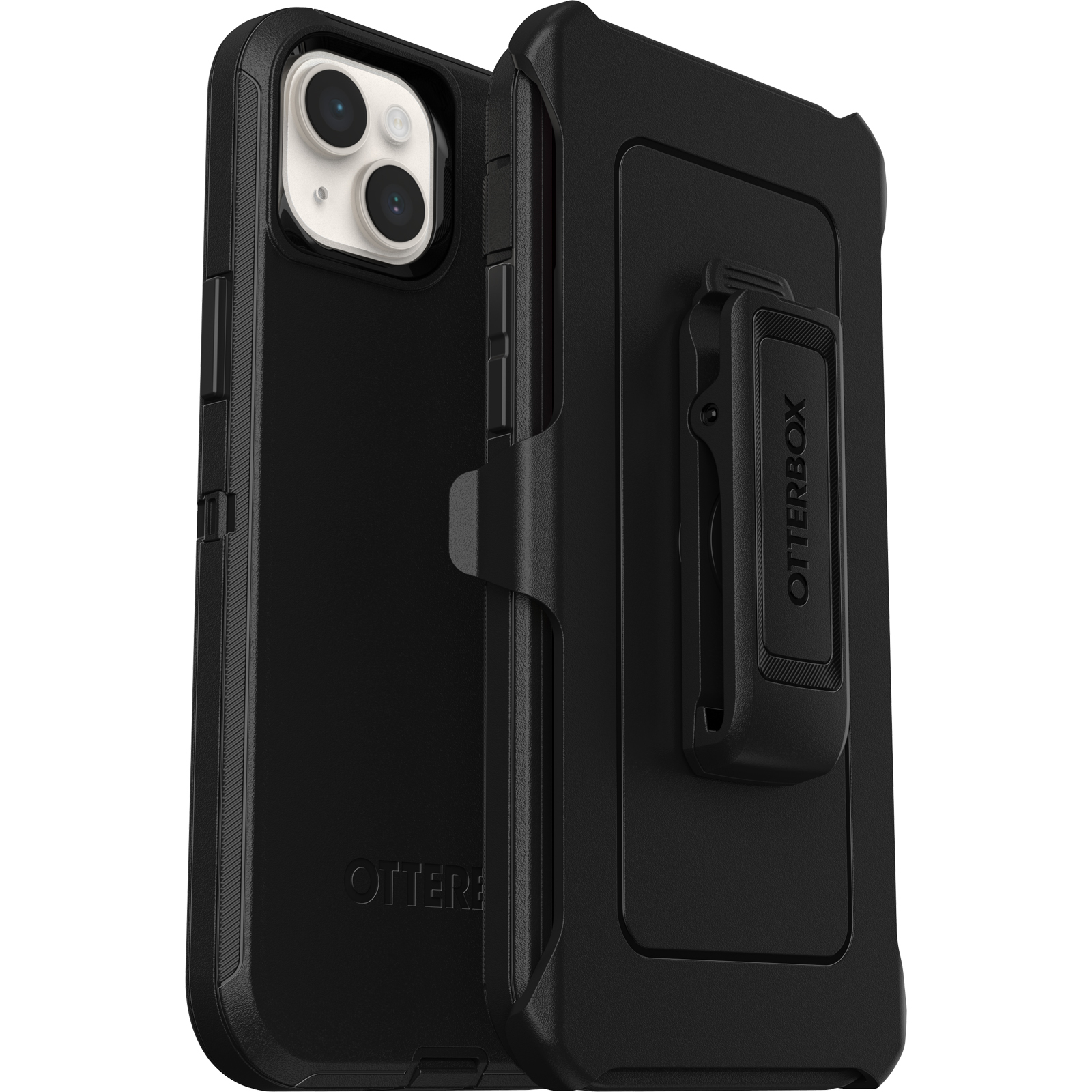 OtterBox Defender Case for iPhone 14 Plus, Shockproof, Drop Proof, Ultra-Rugged, Protective Case, 4x Tested to Military Standard, Black, No Retail Packaging