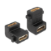 DeLOCK 65510 cambiador de género para cable HDMI Negro