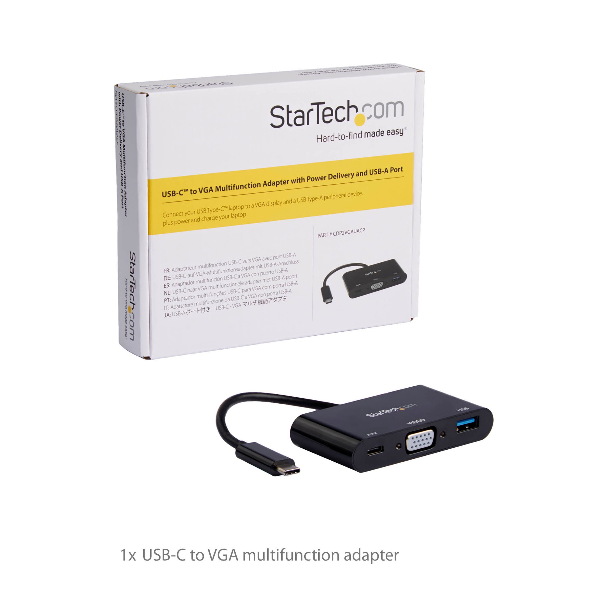 StarTech-com-USB-C-VGA-Multiport-Adapter---USB-3-0-Port---60W-PD