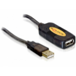 DeLOCK 82446 USB cable 10 m USB 2.0 USB A Black