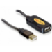 DeLOCK 82446 cable USB USB 2.0 10 m USB A Negro