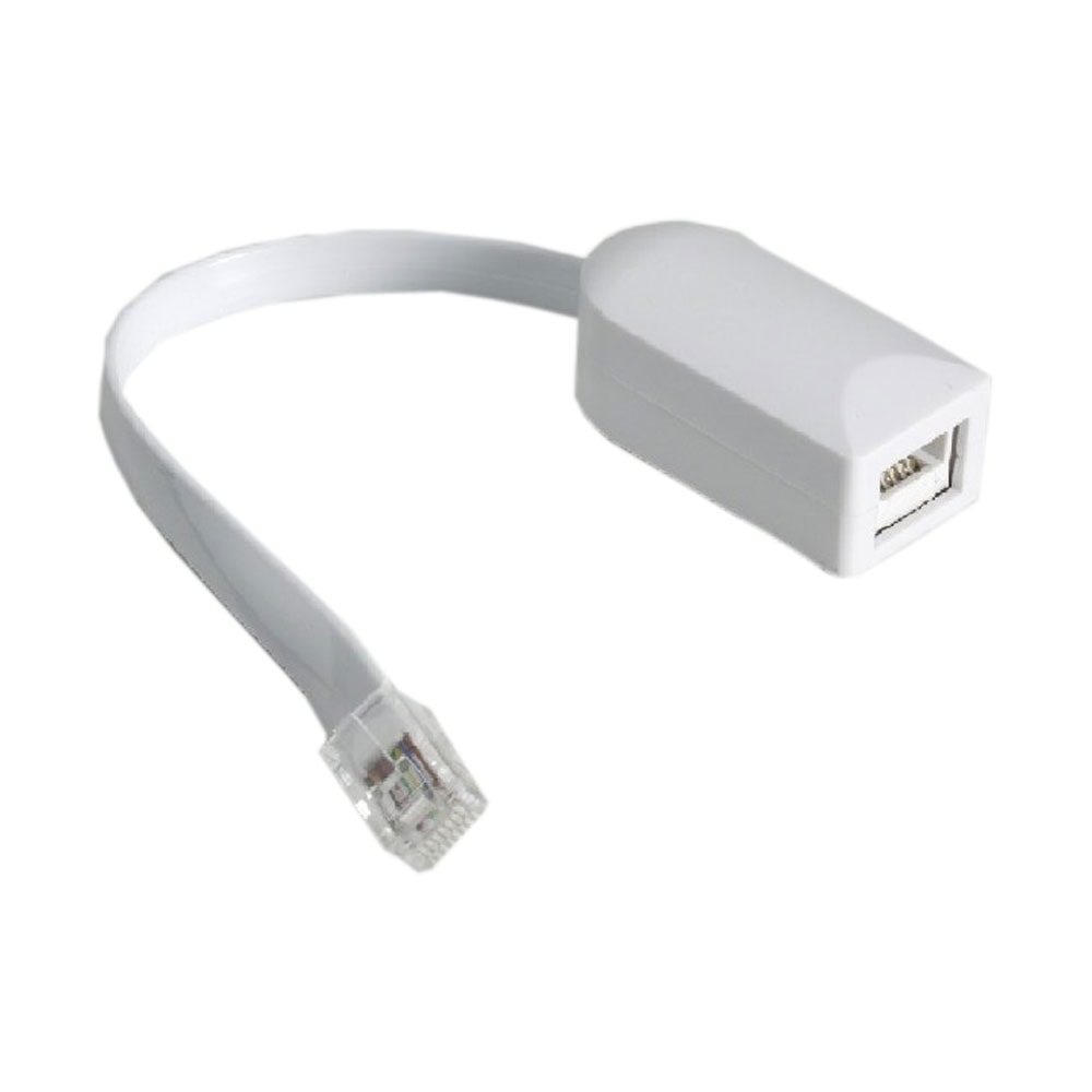 Videk RJ45 M to PABX Master Socket White