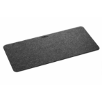 Durable 708158 desk pad PET felt Charcoal