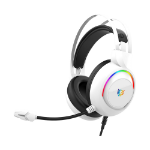 Balam Rush BR-941211 audífono y auriculare Auriculares Alámbrico Diadema Juego Blanco