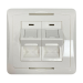 Tripp Lite N042U-WK2-SA wall plate/switch cover White