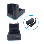 Unitech HT730 Single Slot Charging Cradle including power adapter  (1010-900043G)_x00D_ for charging the device and one spare battery._x00D_ xxNot included but optional accessory: 3 Pins Power Cord EU (SKU: 1550-602333G) or UK (SKU: 1550-602689G)xx