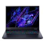 Acer Predator Helios 18 PH18-72-98GY Intel® Core™ i9 i9-14900HX Ordinateur portable 45,7 cm (18") WQXGA 64 Go DDR5-SDRAM 4 To SSD NVIDIA GeForce RTX 4090 Wi-Fi 7 (802.11be) Windows 11 Home Noir