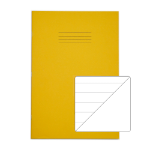 Rhino A4 Exercise Book 64 Page Yellow F15/B (Pack of 50)