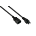 Alcasa P1405-S030 power cable Black 3 m C14 coupler C5 coupler