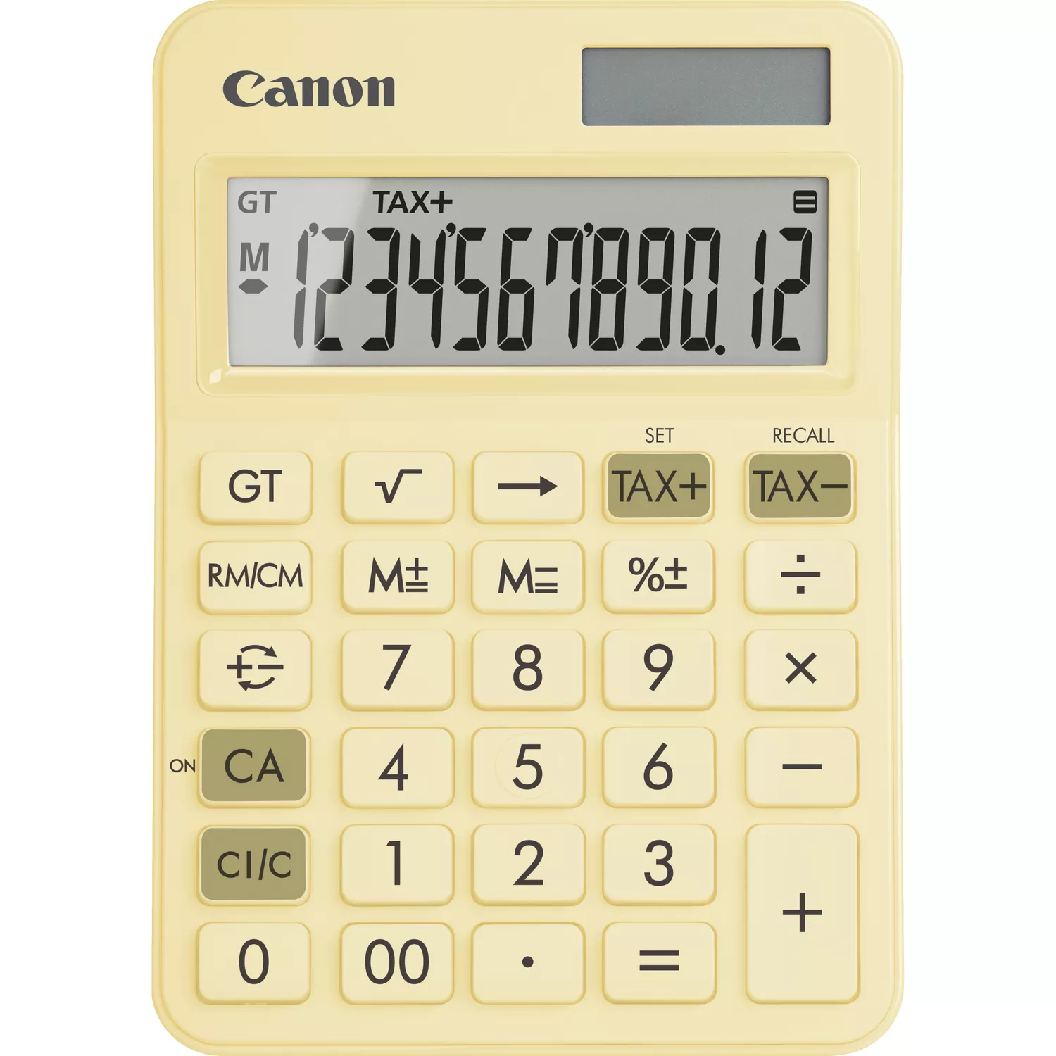 Canon LS-125KB Calculator Desktop Basic Yellow