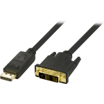 Deltaco DP-2010 serial cable Black 1 m 20-pin ha 24-pin ha