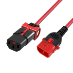 Scolm 3M C14-C13 D-Lck Rd PVC 1.0MM
