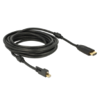 DeLOCK 83732 video cable adapter 5 m Mini DisplayPort HDMI Black