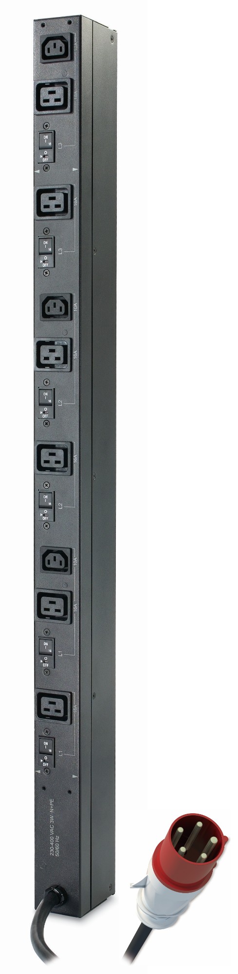 Photos - Server Component APC Rack PDU Basic Zero U power distribution unit  9 AC outlet(s) AP7 (PDU)