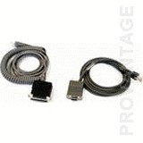 Photos - Cable (video, audio, USB) Datalogic CAB-408 RS-232 Pwr Coil 9-Pin Fem serial cable DB-9 90A051891 