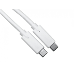 Cables Direct NLMOB-901 USB cable 1 m USB 3.2 Gen 2 (3.1 Gen 2) USB C White