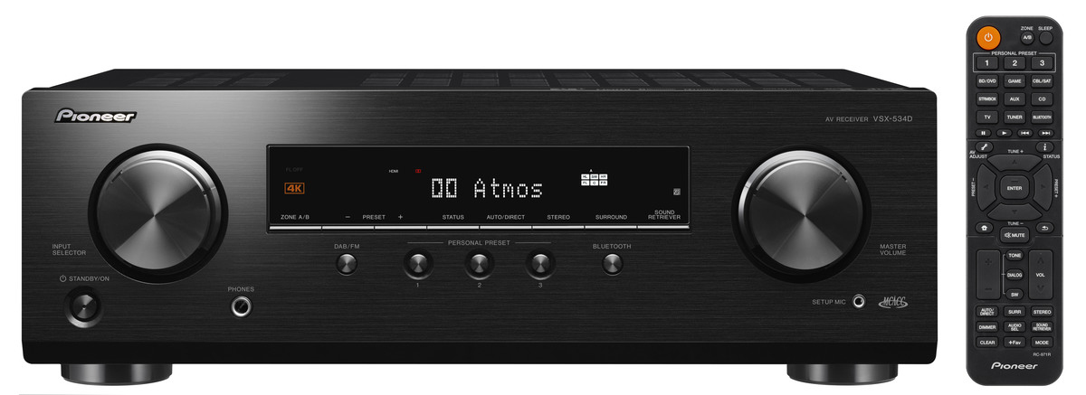 Image of Pioneer VSX-534D-B 5.1 channels Surround 3D Black