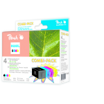 Peach 315666 inktcartridge 4 stuk(s) Zwart, Cyaan, Magenta, Geel