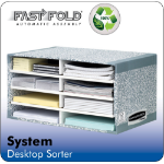 Fellowes Bankers Box System Desktop Sorter Board Grey (Pack 5) 8750