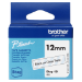 Brother BTAG-131 DirectLabel-etikettes black on Transparent 12mm x 4m for Brother Btag 12mm