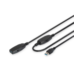 Digitus DA-73106 USB-kabel USB 3.2 Gen 1 (3.1 Gen 1) 15 m USB A 5 Gbit/s Zwart