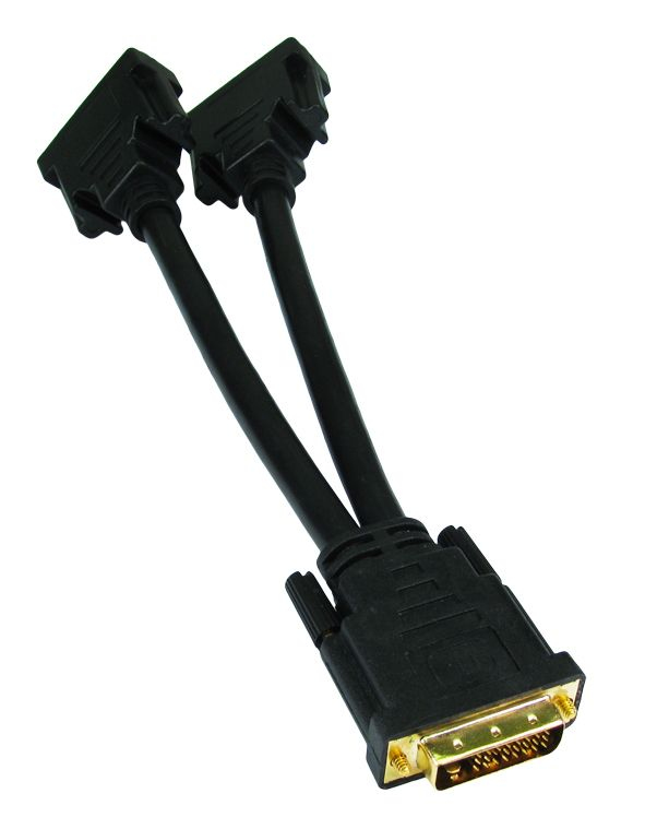 Cables Direct CDL-DV188 cable splitter/combiner Black