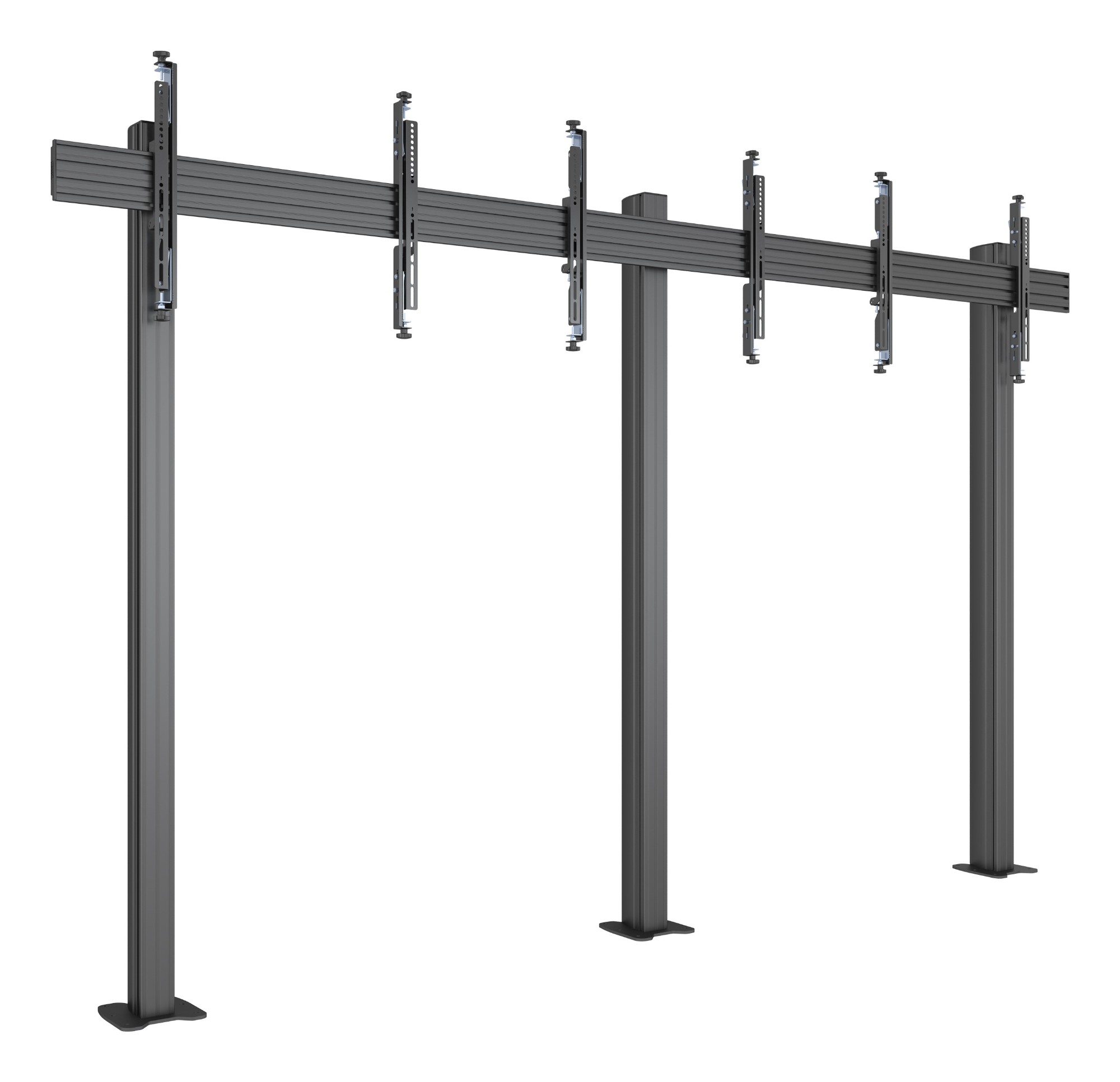 Multibrackets M Pro Series - Video Wall Floormount MBFM3x1U