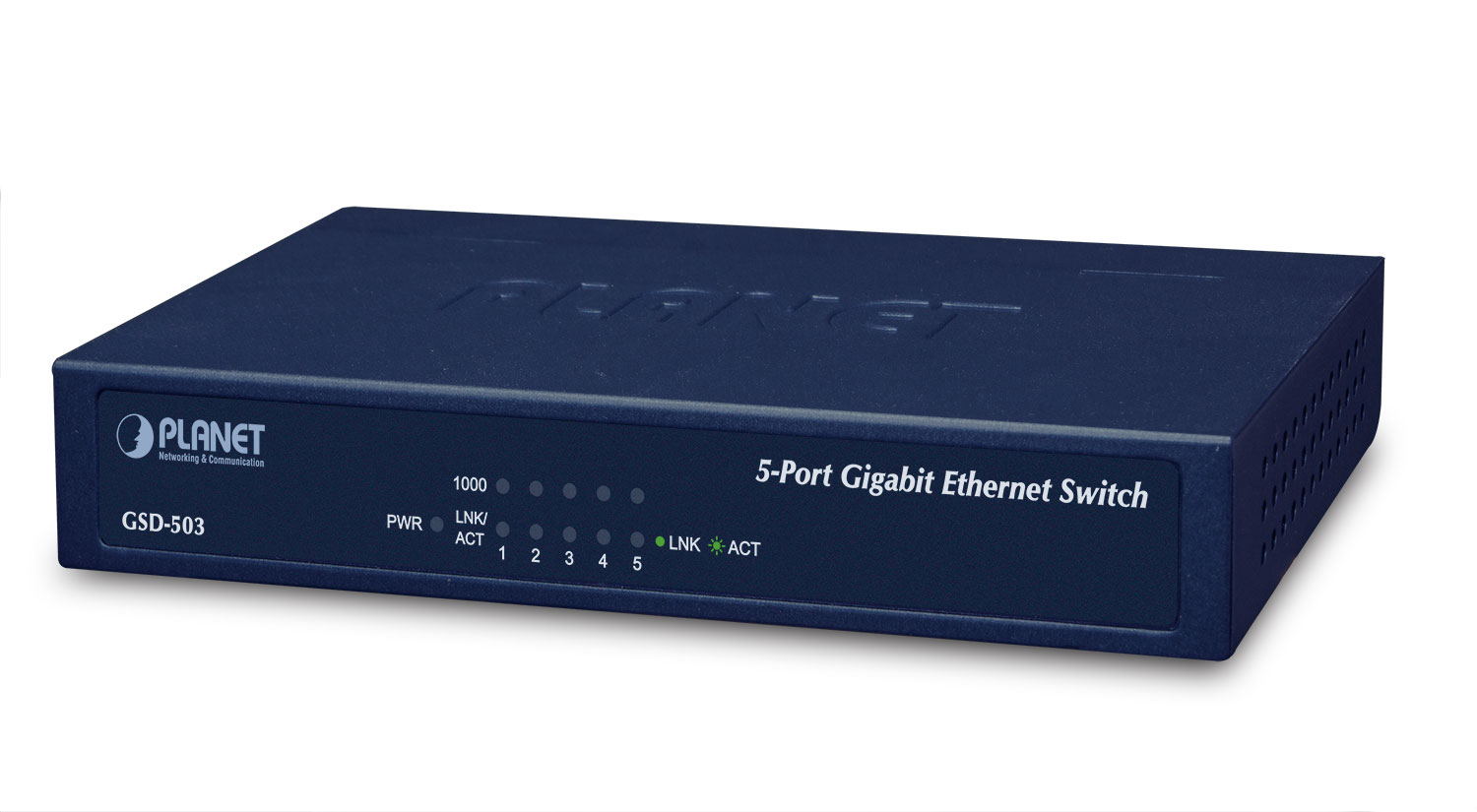 PLANET GSD-503 network switch Gigabit Ethernet (10/100/1000) Blue