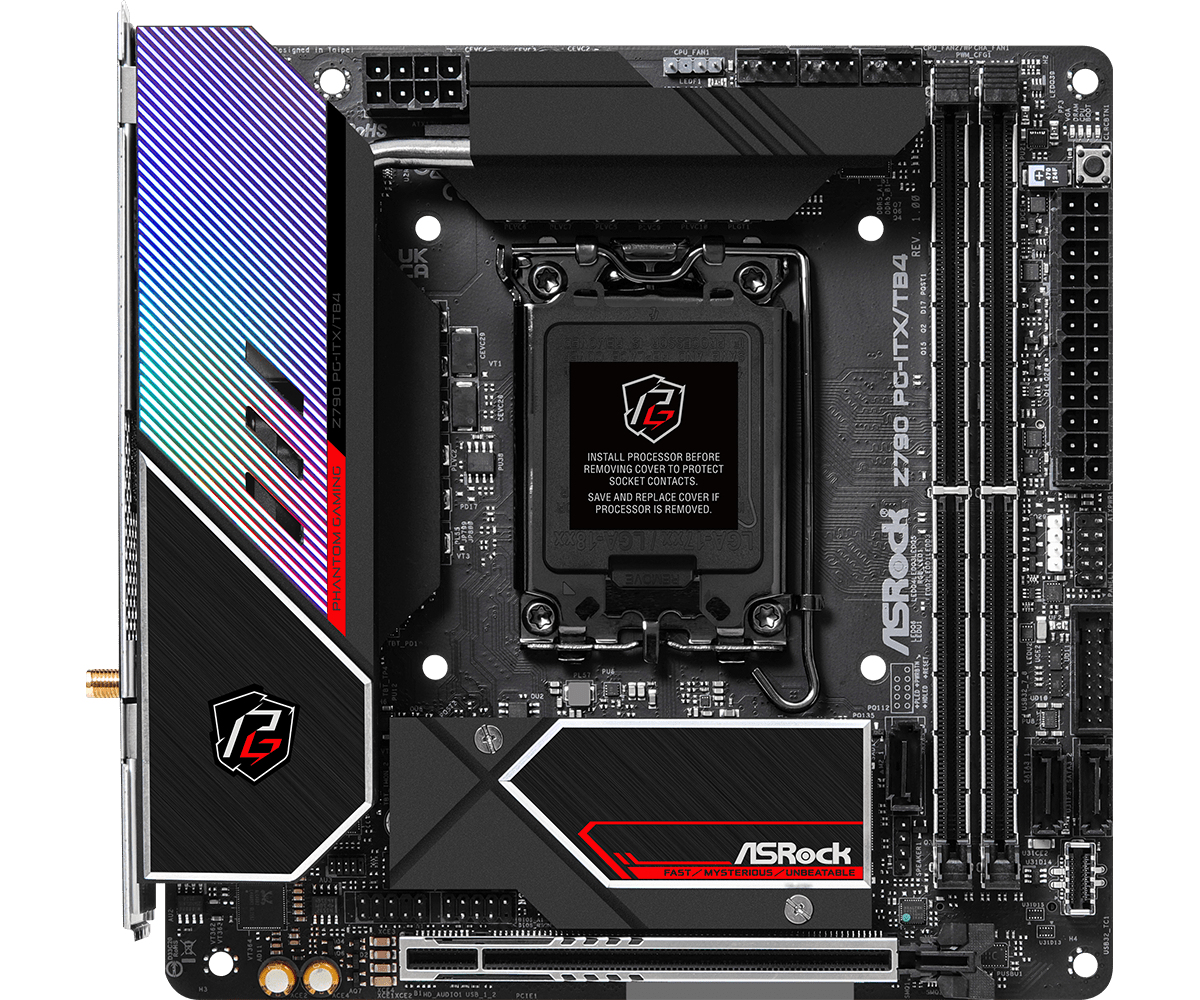 Image of Asrock Z790 PG-ITX/TB4 Intel Z790 LGA 1700 mini ITX