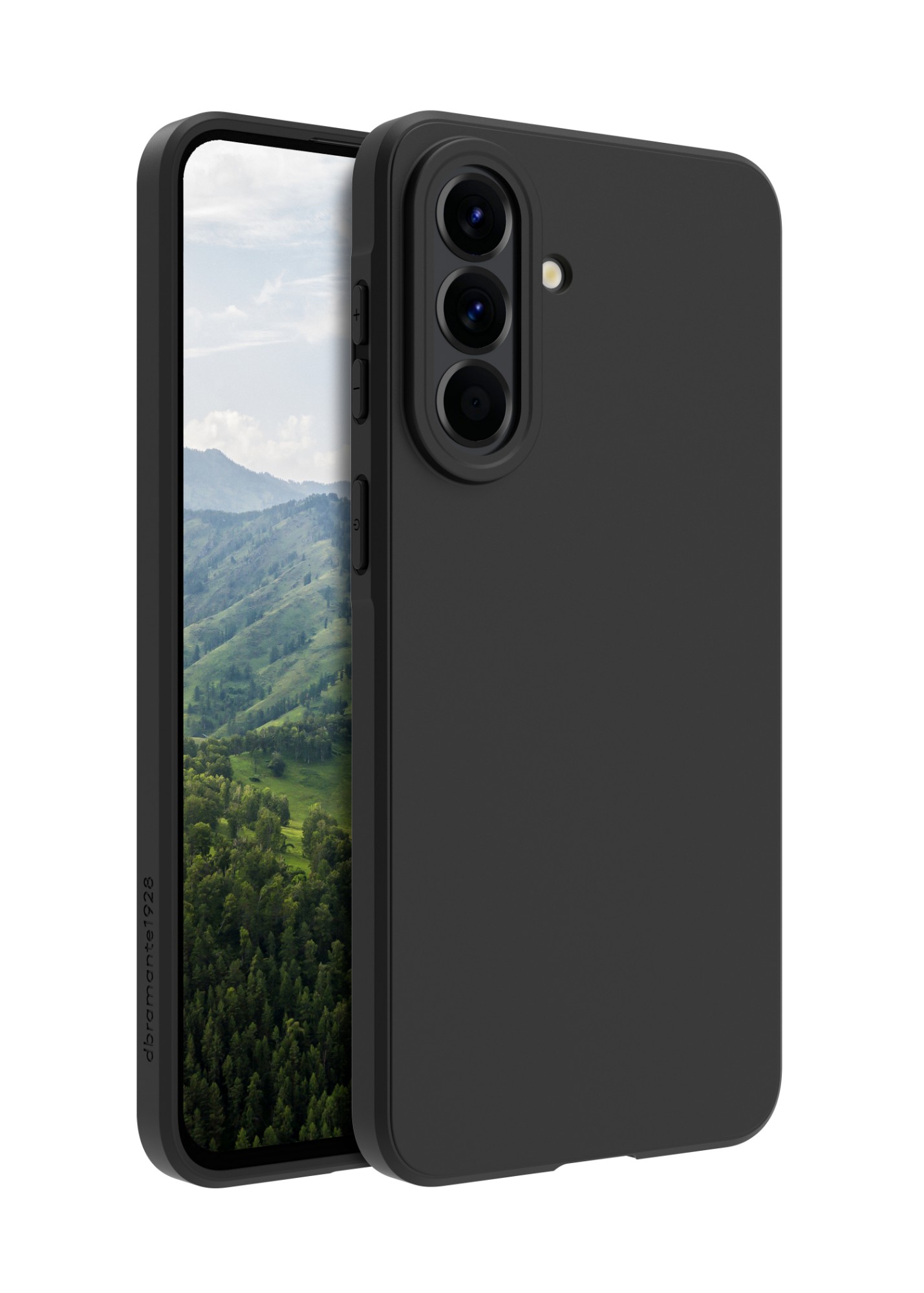 Nuuk - Back cover for mobile phone - bulk - plastic - black - for Samsung Galaxy A57