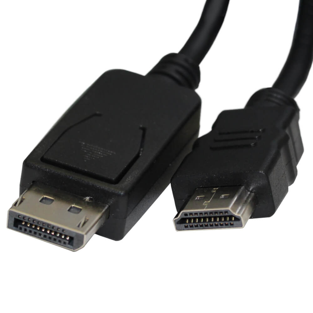 Videk DisplayPort Plug to HDMI Plug Cable 5Mtr