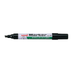 UNI-BALL Perm Chisel Markr Blk Bx12