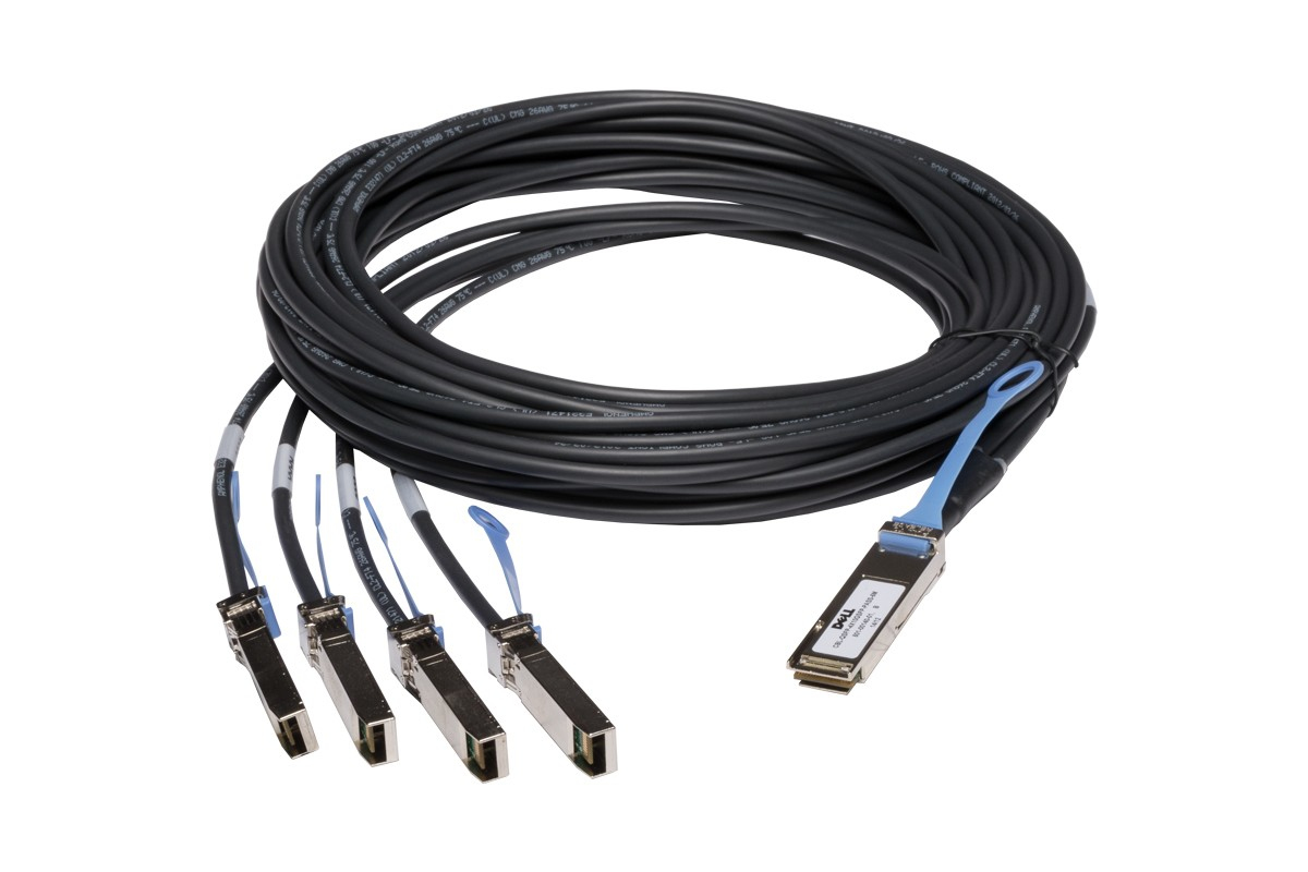 DELL QSFP+ / 4xSFP+, 1m InfiniBand cable QSFP+ 4 x SFP+