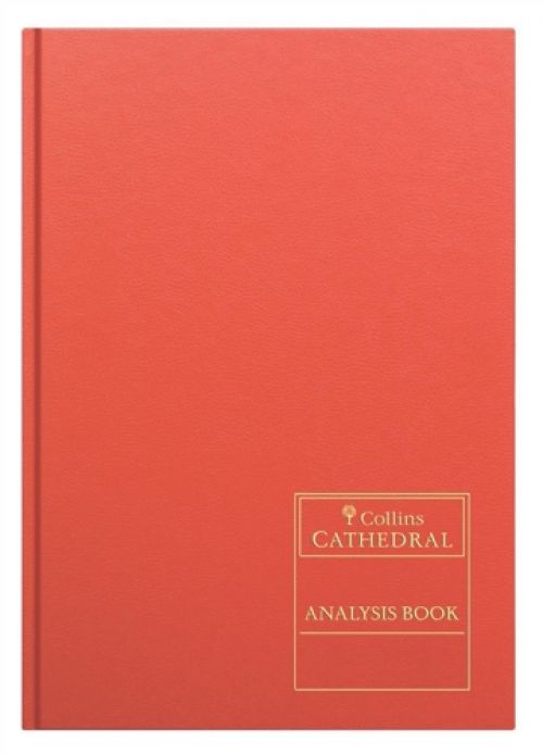 Collins Cathedral Petty Cash Book Casebound A4 3 Debit 9 Credit 96 Pages Red 69/3/9.1 - 811252