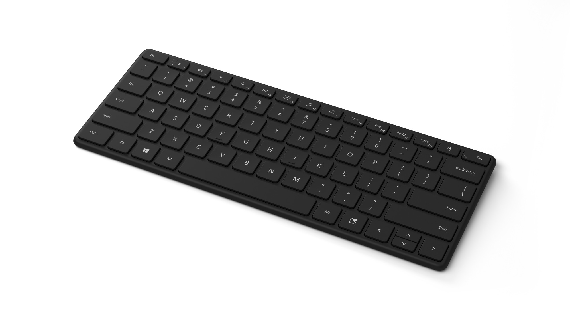 Microsoft Designer Compact keyboard Bluetooth QWERTY English Black, 0