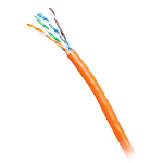 C2G 1000ft (304.8m) TAA-Compliant Cat6 Bulk Unshielded (UTP) Ethernet Network Cable with Solid Conductors-Riser CMR-Rated - Orange