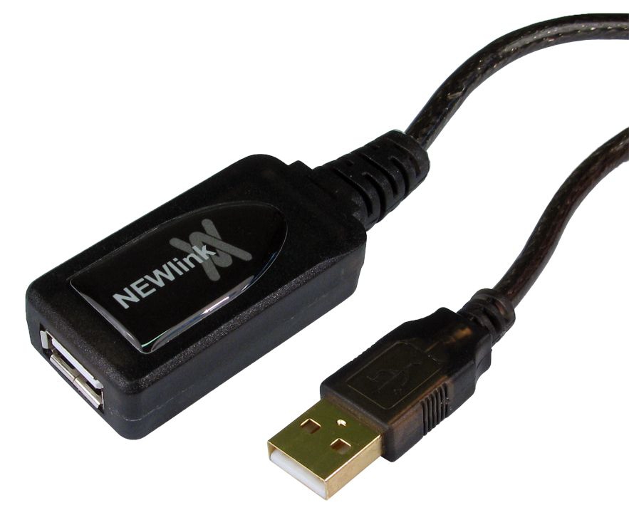 Image of Cables Direct 10m USB 2.0 Active Repeater USB cable Black