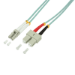 LogiLink 5m, LC - SC fibre optic cable OM3 Blue