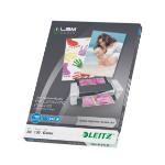 Leitz iLAM Ultra-premium Glossy A4 Laminating Pouches with UDT, 100 microns, Pack of 100