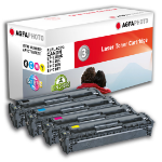 AgfaPhoto APTC716SETE tonercartridge 2 stuk(s) Compatibel Zwart, Cyaan, Magenta, Geel