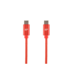 Monoprice 38892 USB cable USB 2.0 35.4" (0.9 m) USB C Red