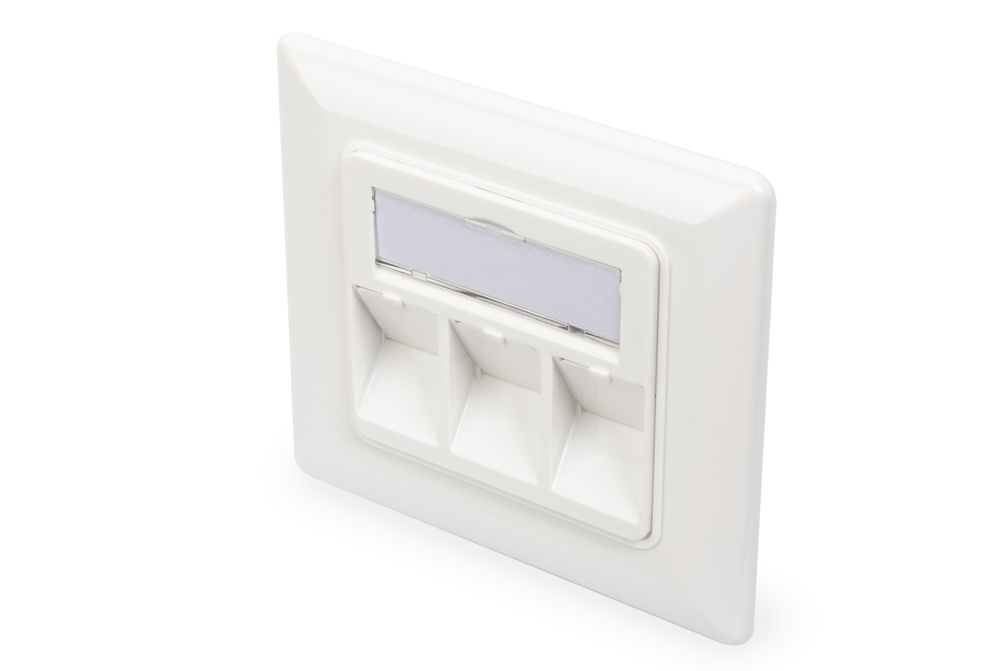 Digitus Wallplate for Keystone Modules. German type. middle plate 50x5